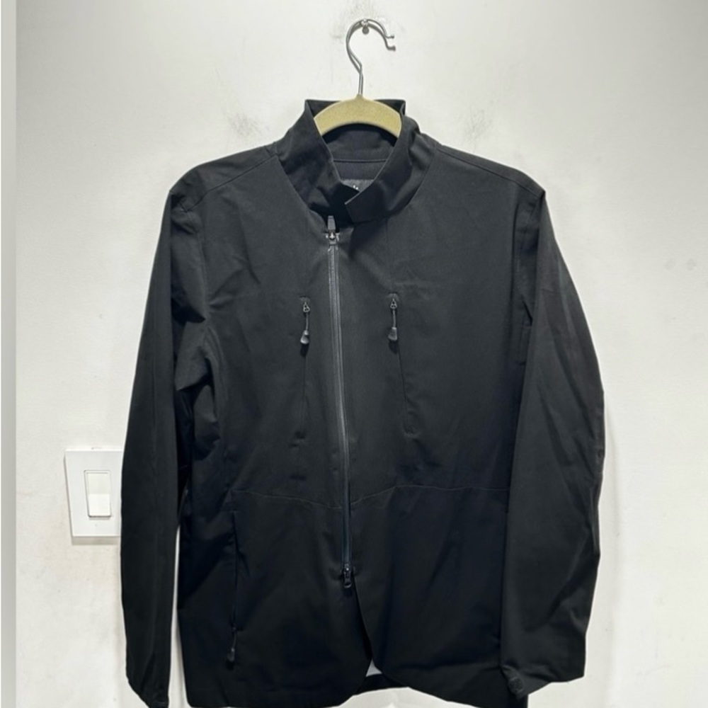 Men's Black Jacket Windbreaker - Snow Peak
